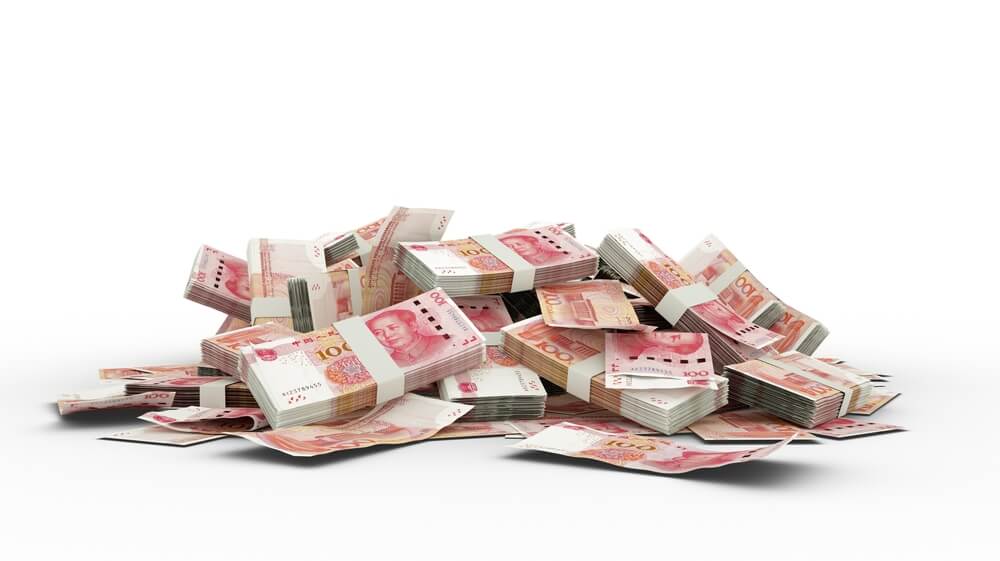 3d,Stack,Of,100,Chinese,Yuan,Notes 人民币赌场